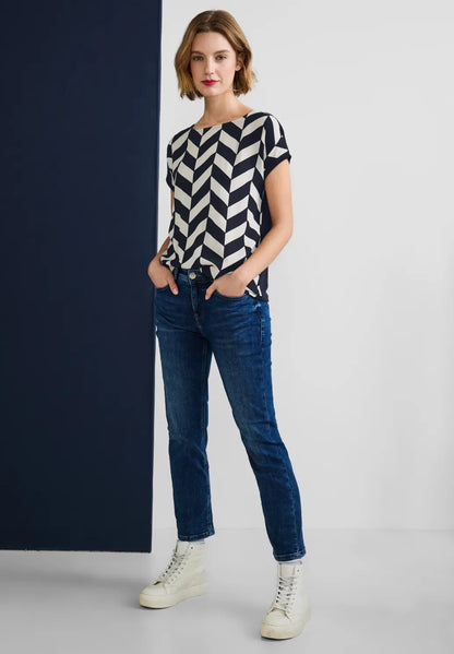 Street One - Graphic Print Top - 319445