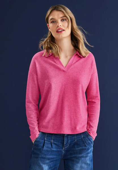 Street One - Polo with Rounded Bottom - 319139
