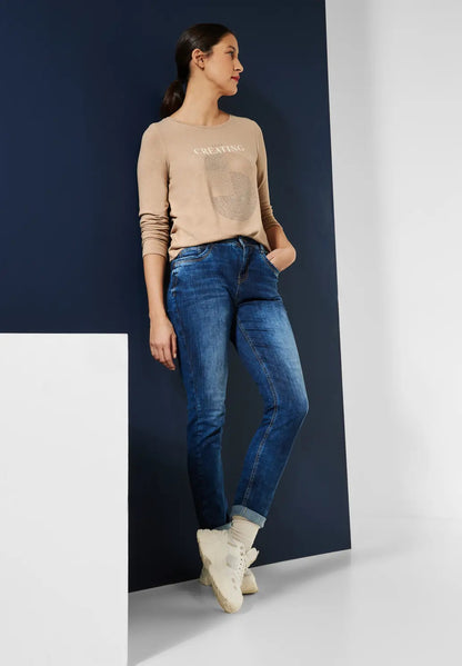 Street One - Cosy Artwork Shirt - 319002