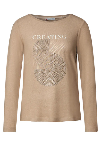 Street One - Cosy Artwork Shirt - 319002