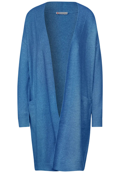 Street One - Long Structured Detailed Cardigan - 253554