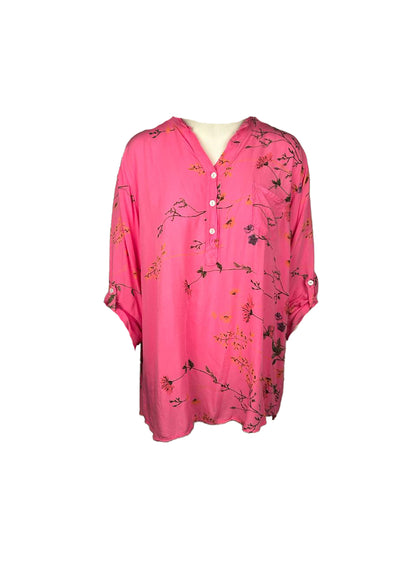 Lipstick - Flower Print Blouse - 2252FL