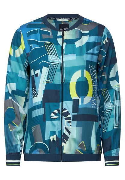Cecil - Print Blouse Jacket - 343847