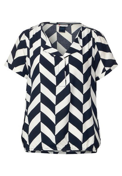 Street One - Printed Shirt Blouse - 343858