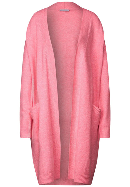 Street One - Long Structured Detailed Cardigan - 253554