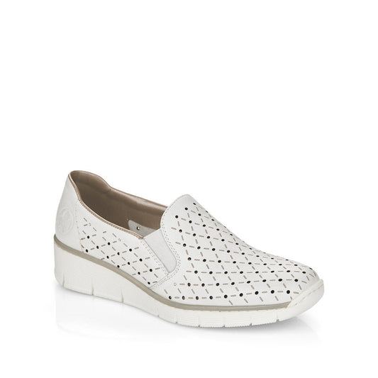 Rieker - Pinhole Slip On Shoe - 53795S3