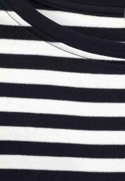Cecil - Striped Boat-neck Top - 318453S