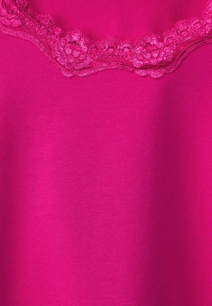 Street One - Top with Lace Tape - 319386