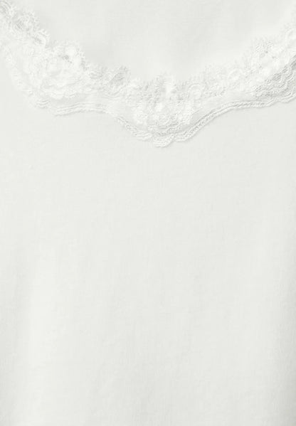 Street One - Top with Lace Tape - 319386