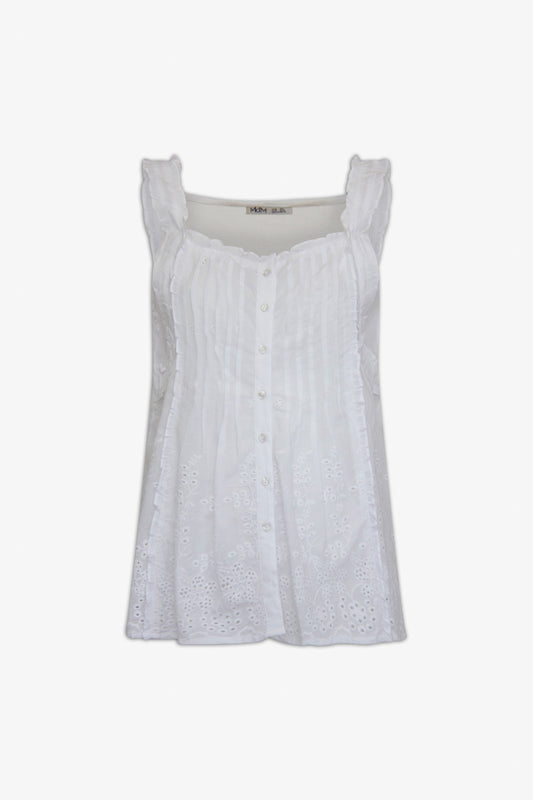 Md'M - Sleeveless Blouse - 6105115