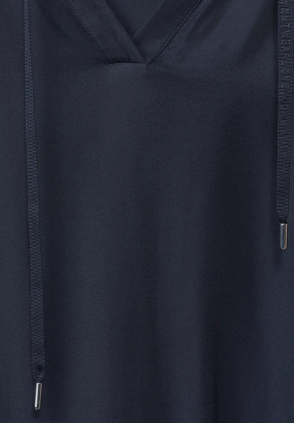 Street One - Hooded Blouse with Strings - 343707