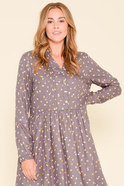 Brakeburn - Dotty Shirt Dress - 8281