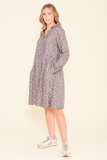 Brakeburn - Dotty Shirt Dress - 8281