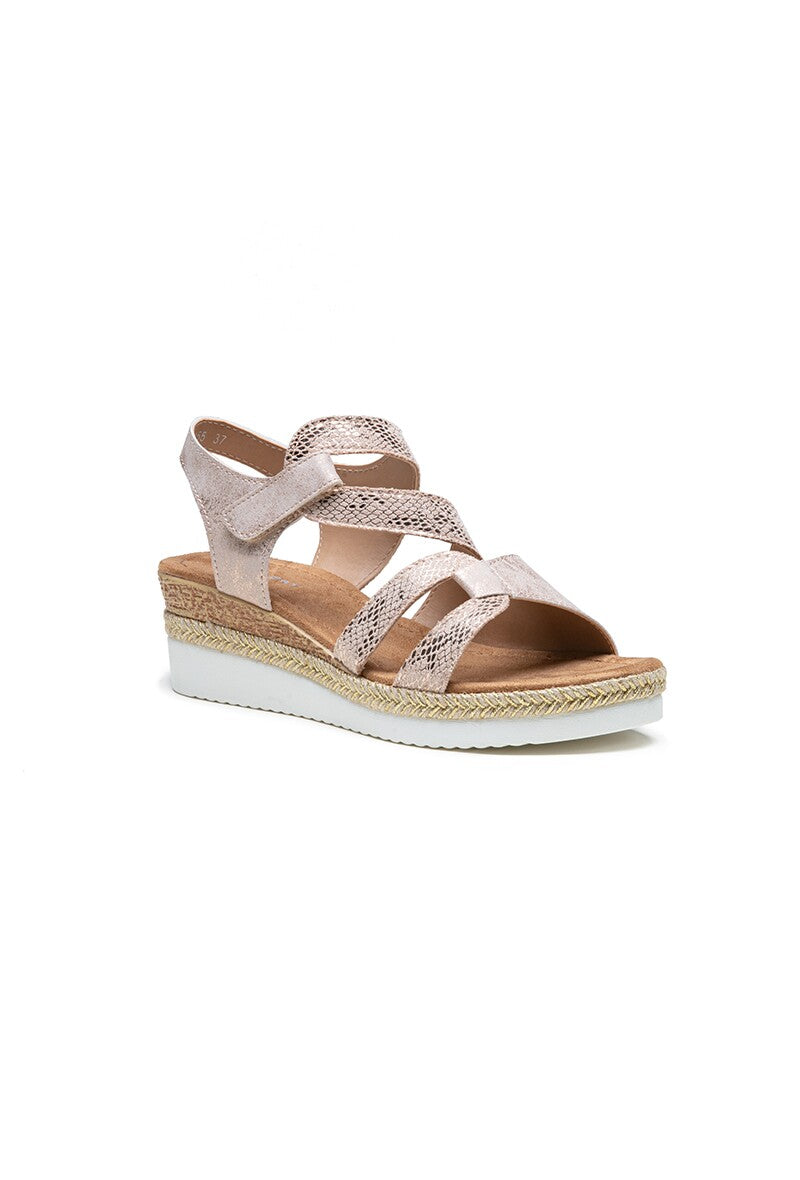Lipstick - Wedge open Foot Sandal - F6155