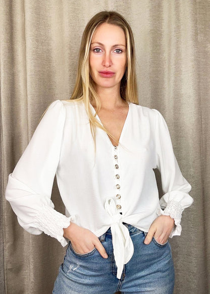 Lipstick - Button Blouse - 17027