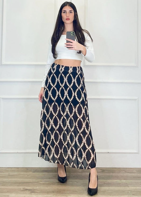 Lipstick - Print Skirt - 18372YS