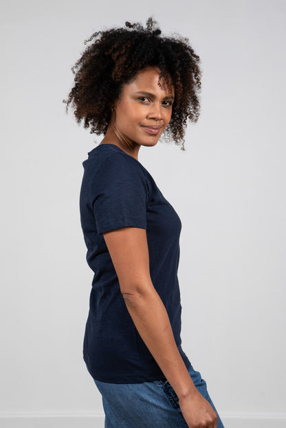 Lily & Me - Plain V-Neck Top - 23052