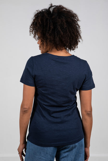 Lily & Me - Plain V-Neck Top - 23052