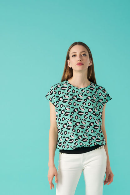 Minueto - Lena Leopard Top - 231161