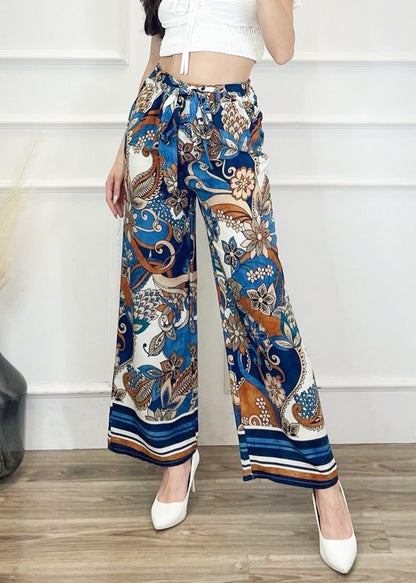 Lipstick - Paisley Print Trousers - 12333YRM