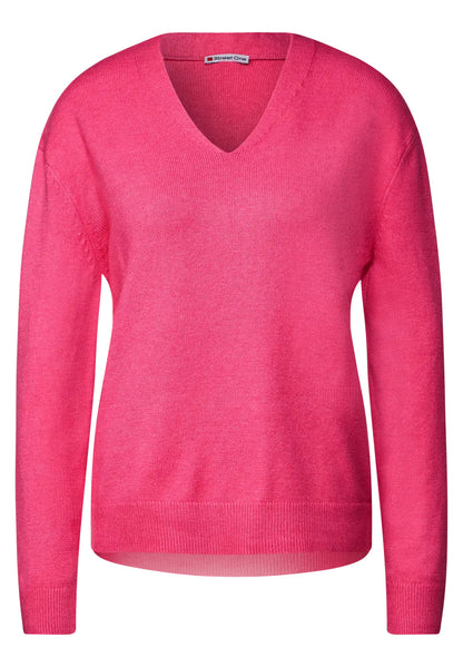 Street One - Soft V-Neck Sweater - 302266