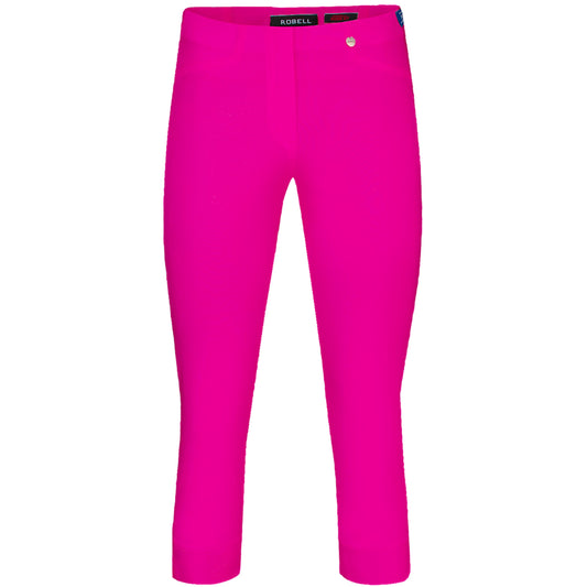 Robell - Crop Trousers - Fushia - 51636