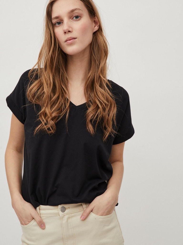 Vila - Dreamers V-Neck T-Shirt - 14083084