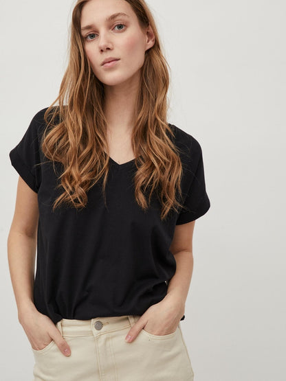 Vila - Dreamers V-Neck T-Shirt - 14083084
