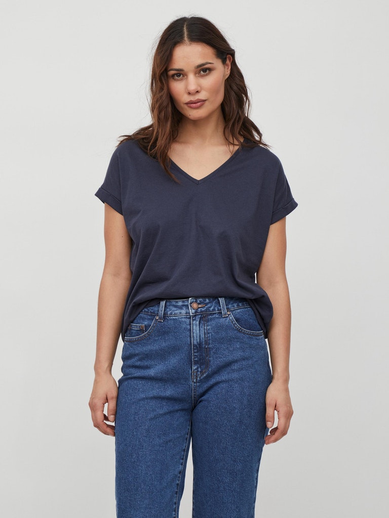 Vila - Dreamers V-Neck T-Shirt - 14083084