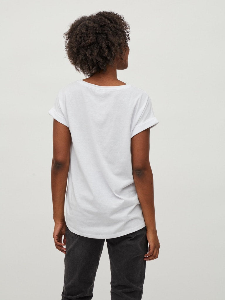 Vila - Dreamers V-Neck T-Shirt - 14083084