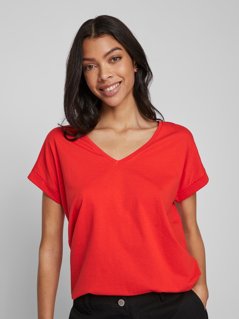 Vila - Dreamers V-Neck T-Shirt - 14083084