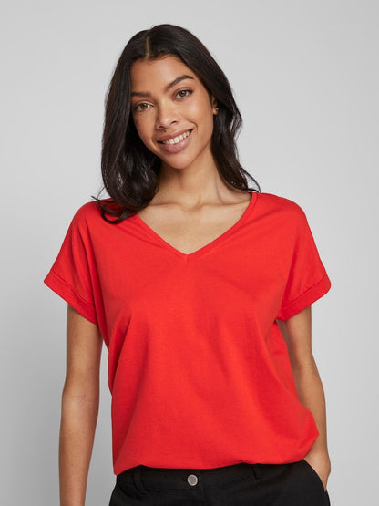 Vila - Dreamers V-Neck T-Shirt - 14083084