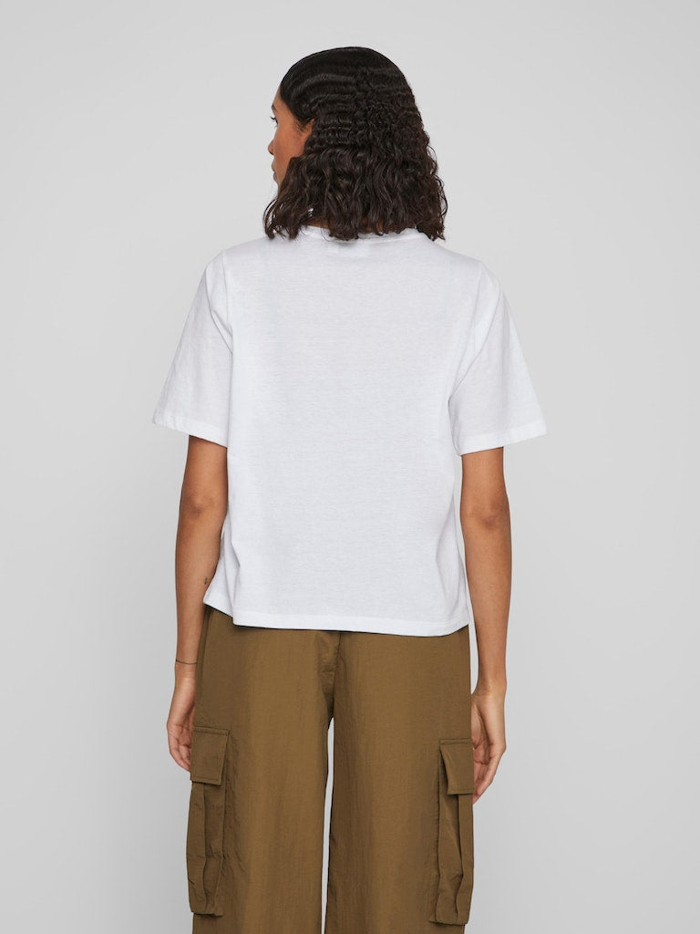 Vila - Dreamers Boxy Shortsleeved Top - 14079551