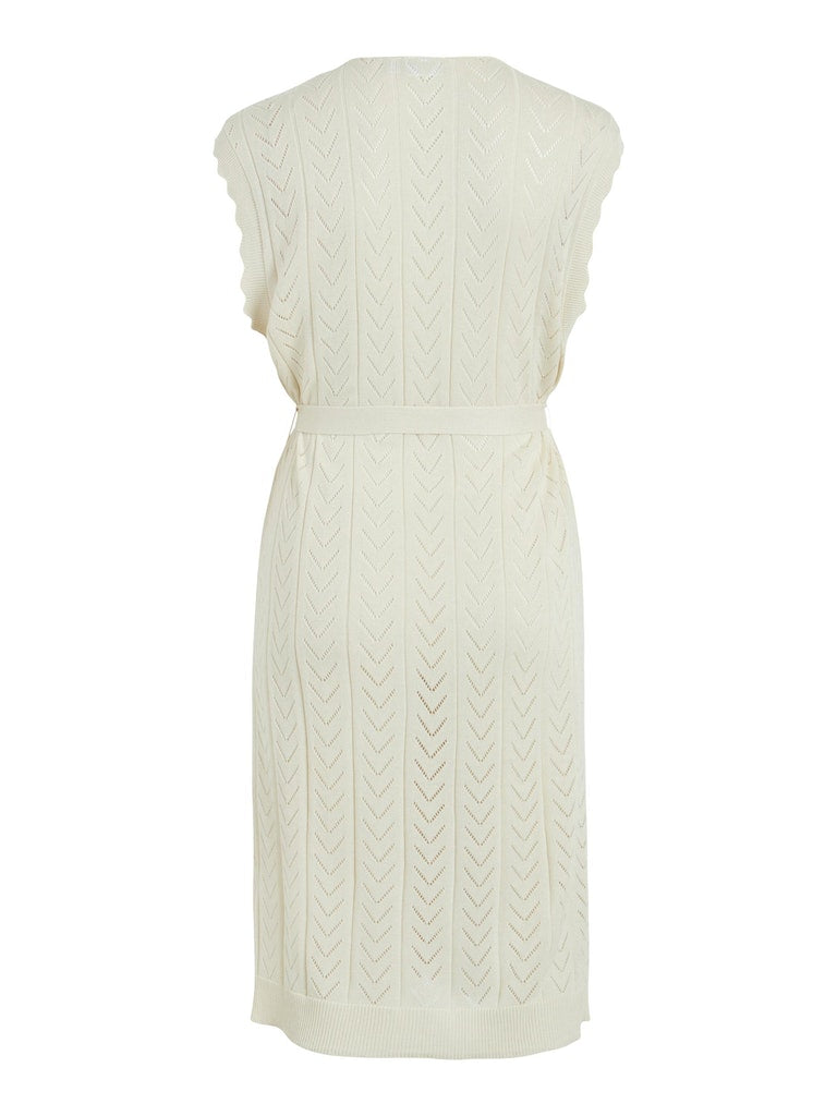 Vila - Shelly Long Sleeveless Knit Vest - 14081483