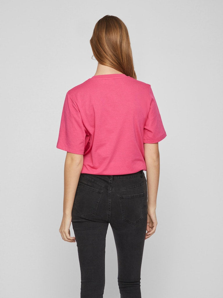 Vila - Dreamers Boxy Shortsleeved Top - 14079551