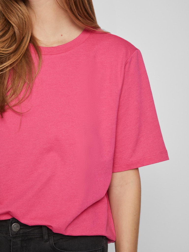Vila - Dreamers Boxy Shortsleeved Top - 14079551