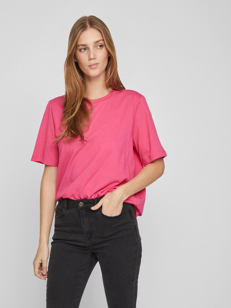 Vila - Dreamers Boxy Shortsleeved Top - 14079551