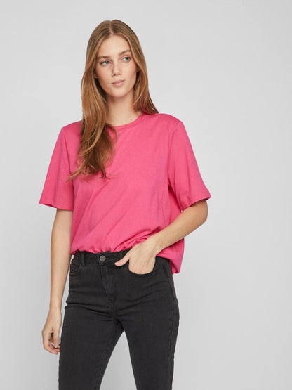 Vila - Dreamers Boxy Shortsleeved Top - 14079551