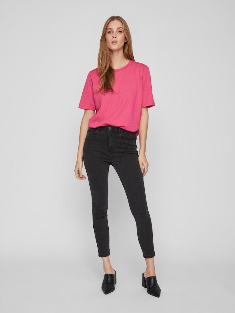 Vila - Dreamers Boxy Shortsleeved Top - 14079551