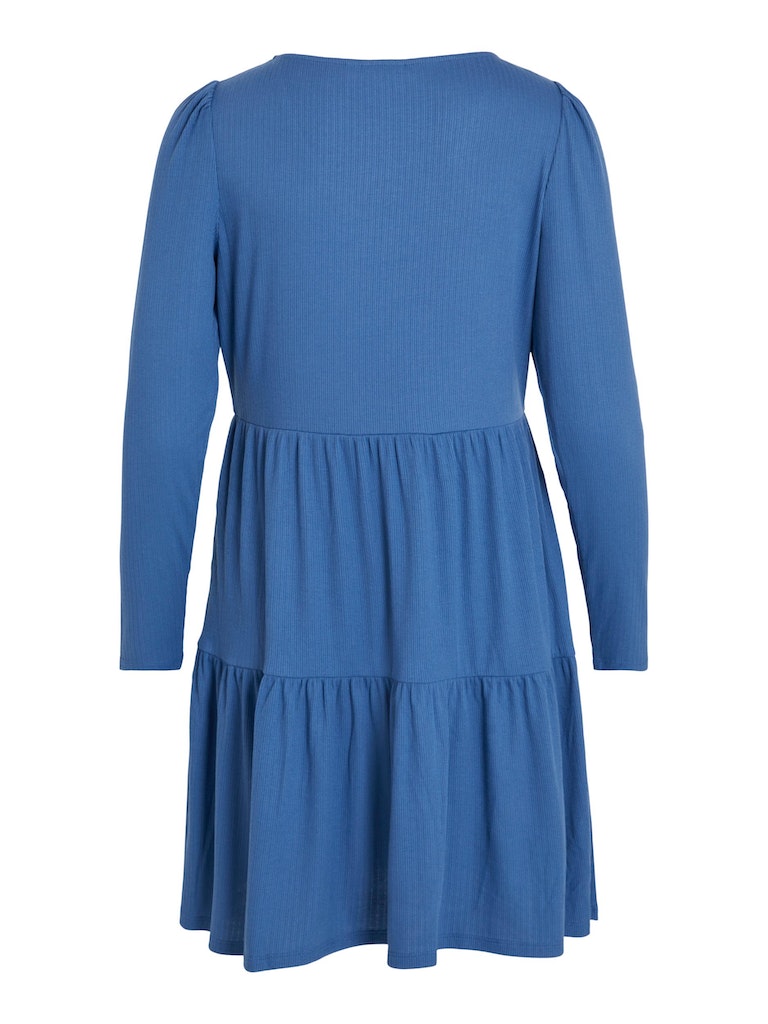 Vila - Bania Long Sleeve V-Neck Dress - 14080500