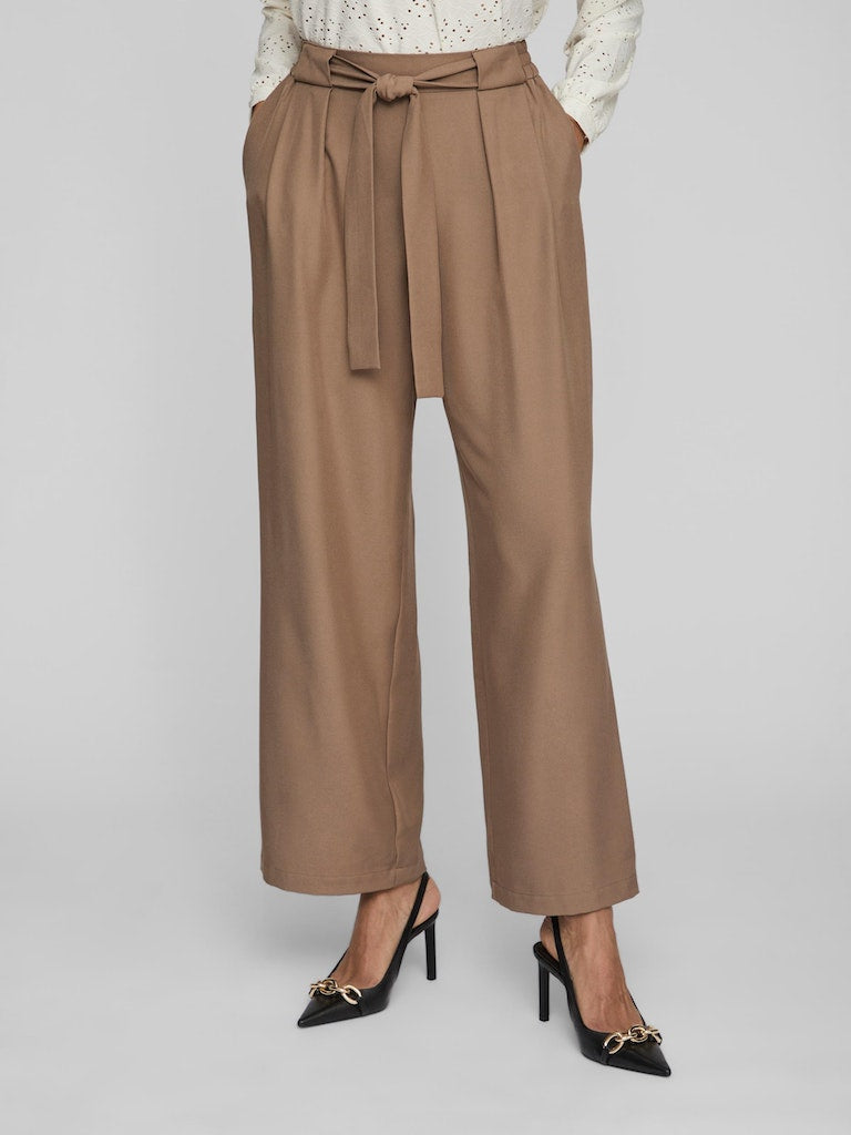 Vila - Scarly High Waist Trousers - 14082647