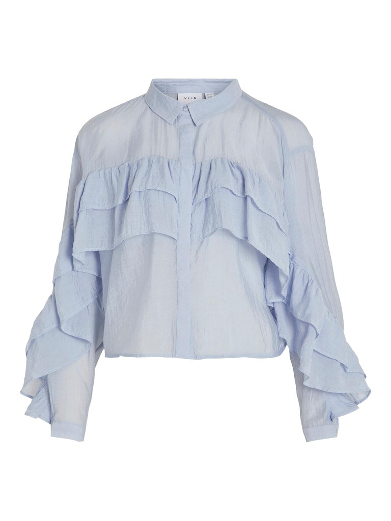Vila - Nabia Frill Blouse - 14083607