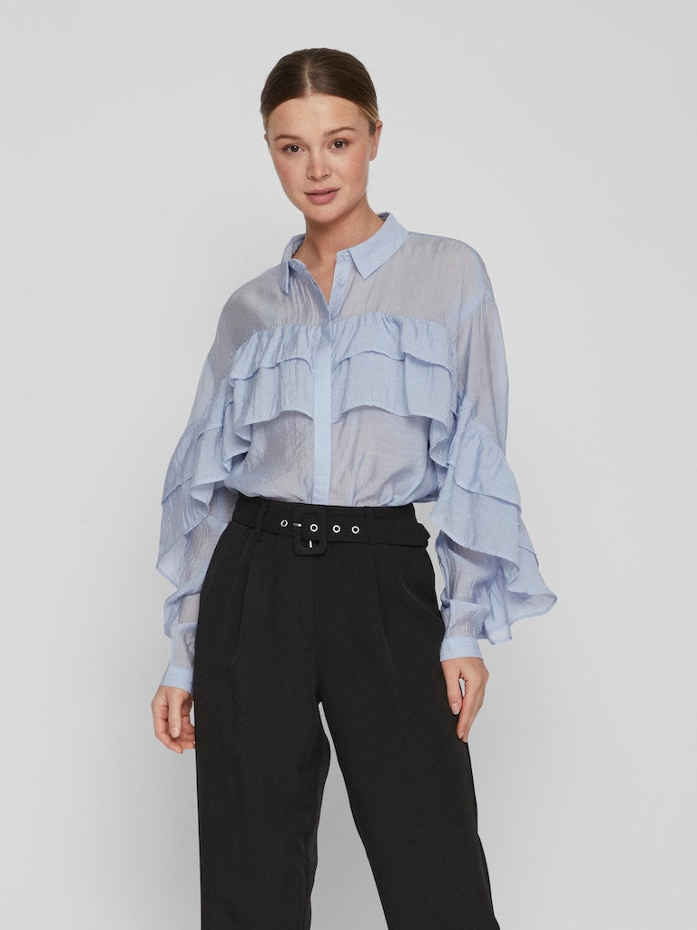 Vila - Nabia Frill Blouse - 14083607