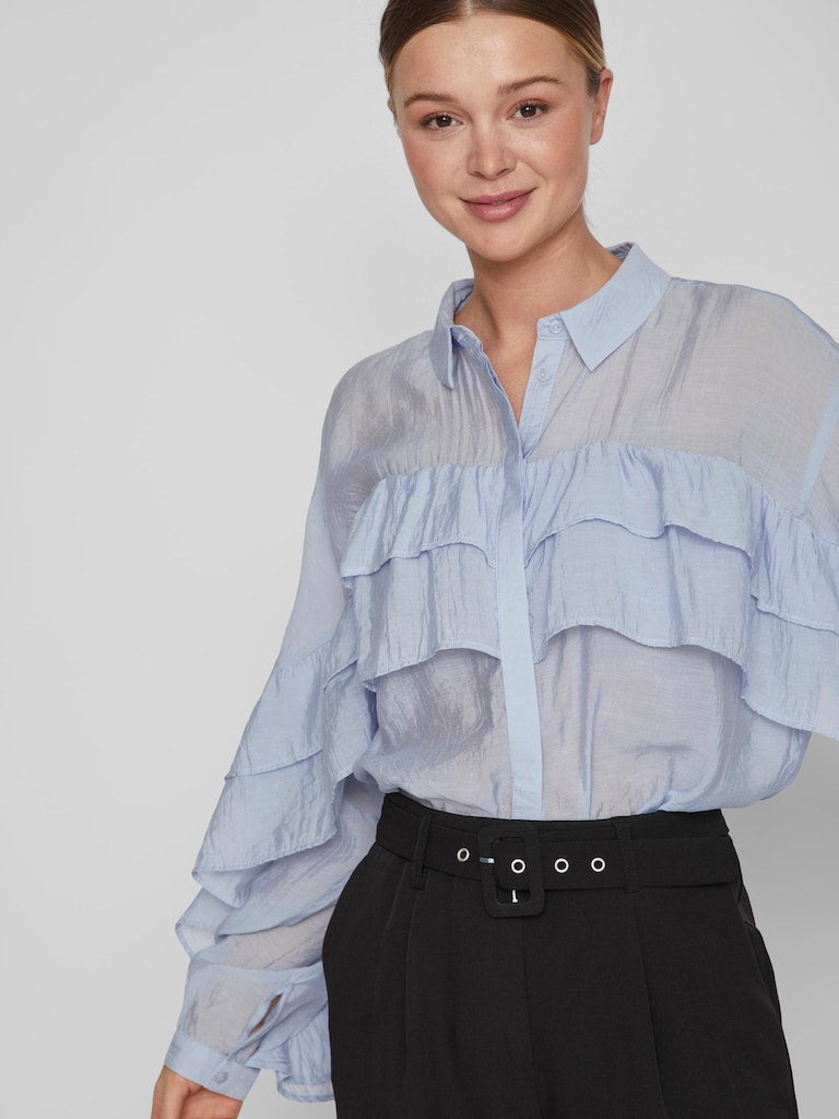 Vila - Nabia Frill Blouse - 14083607
