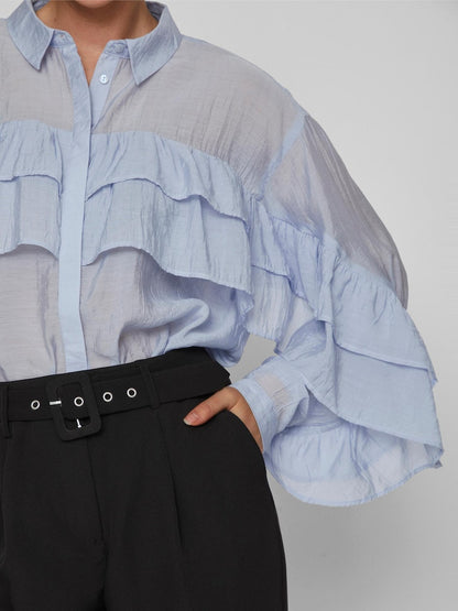 Vila - Nabia Frill Blouse - 14083607