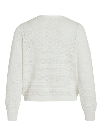 Vila - Augusta V-Neck Longsleeve Knit Cardigan - 14082045