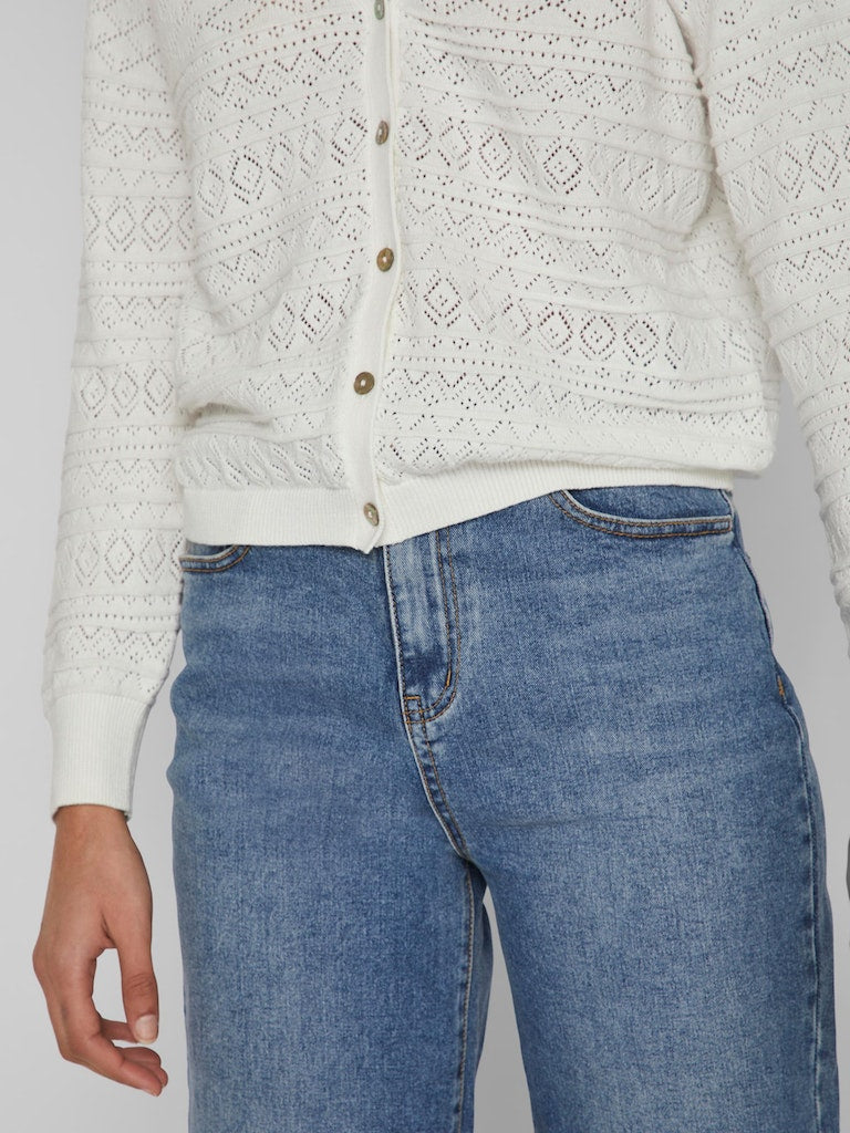 Vila - Augusta V-Neck Longsleeve Knit Cardigan - 14082045