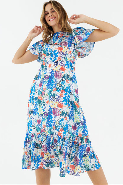 Zibi London - Ruffled Midi Dress - 7020206