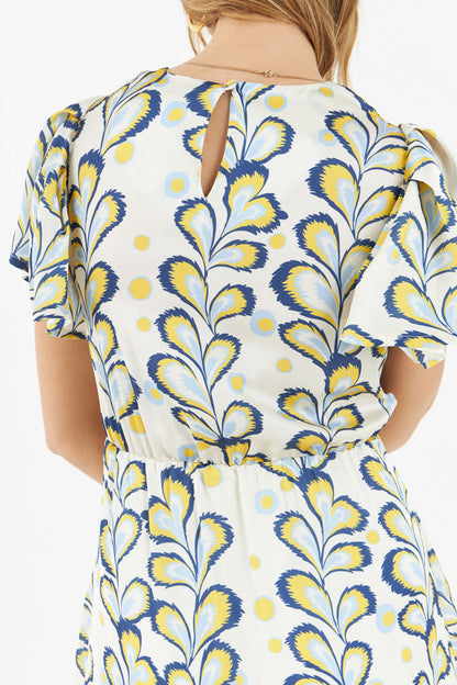 Zibi London - Ruffled Midi Dress - 7020206