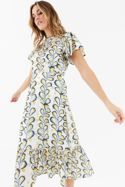Zibi London - Ruffled Midi Dress - 7020206